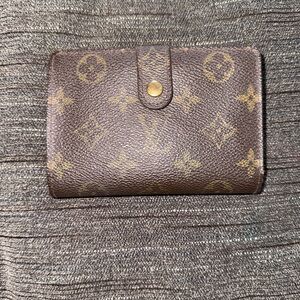 Louis Vuitton Brown Monogram Wallet Compact Design